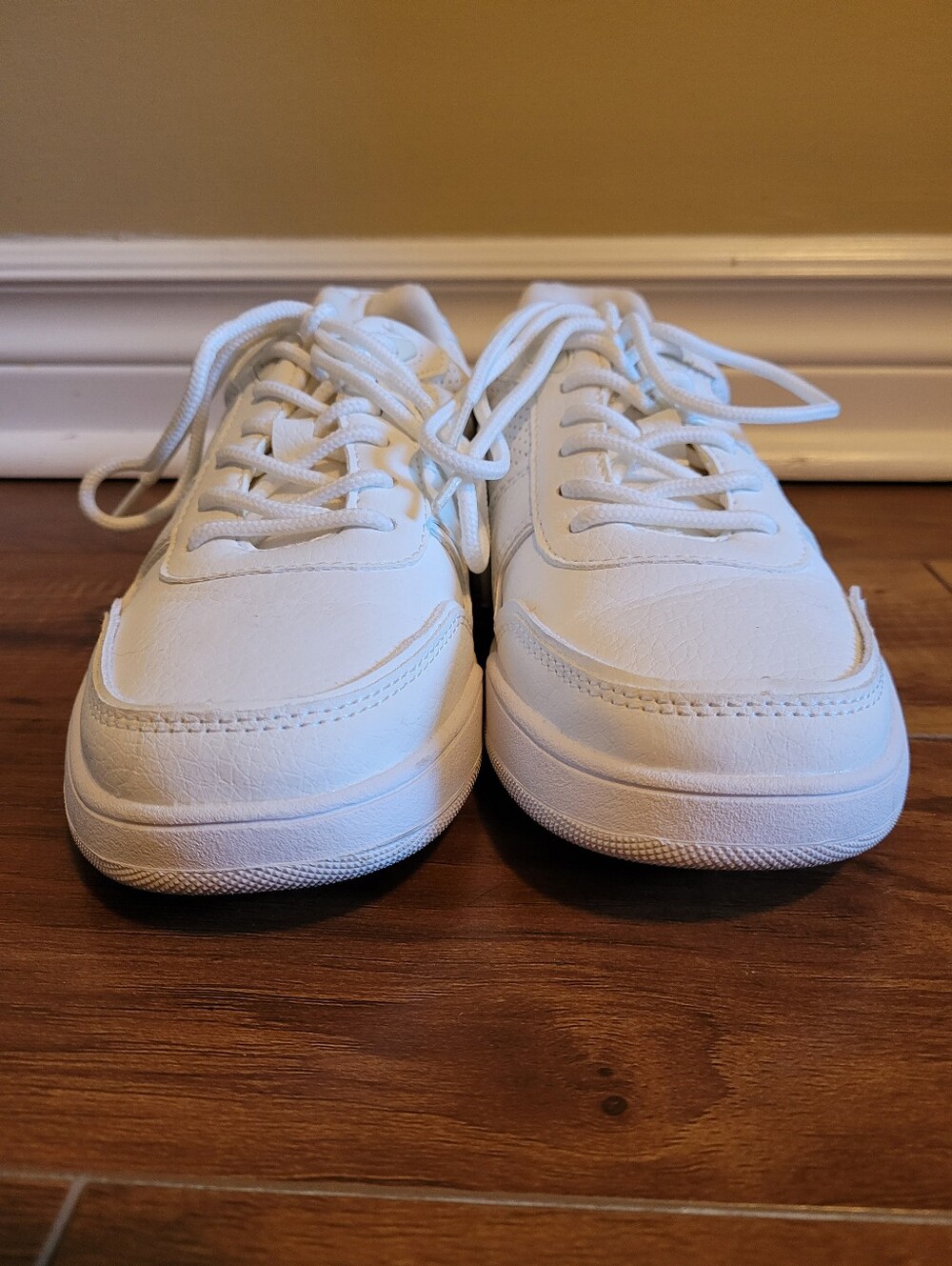 Call It Spring white sneakers, Size 7, lace up, No Box - Picture 4 of 8